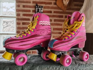 Patines Roces 4 Ruedas Rosas
