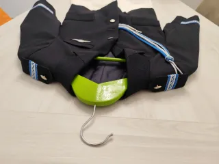 Traje de comunión negro y blanco