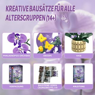 Set Costruzione Orchidee Farfalla