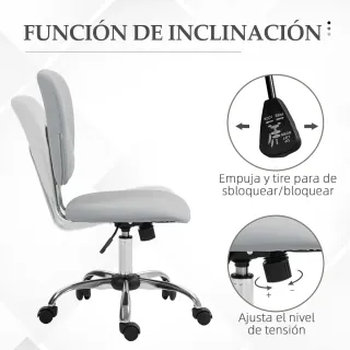 Silla de Oficina Giratoria Ajustable