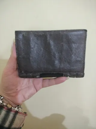 Portafoglio Guess marrone e nero