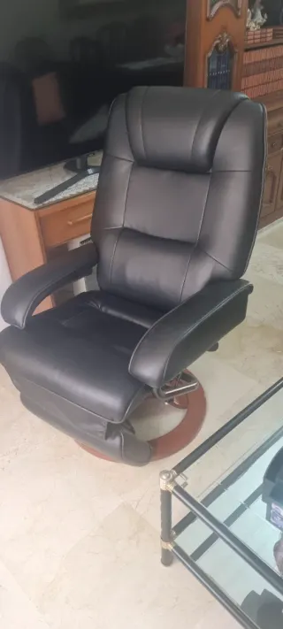 Sillón Masaje Eléctrico Negro