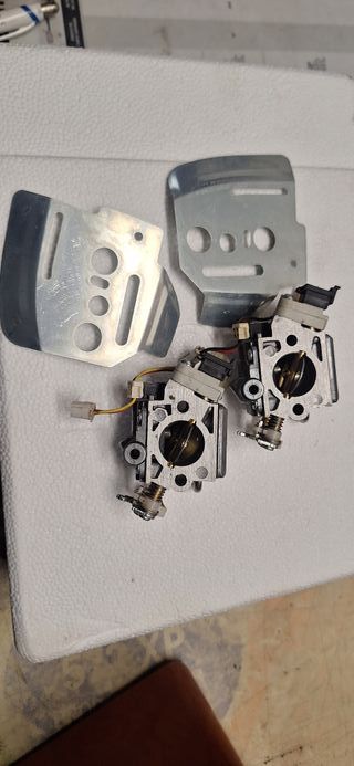 2 Carburadores + 2 Chapas Stihl MS 261