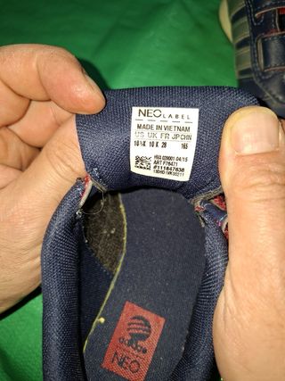 Scarpe Adidas blu pelle tg 28