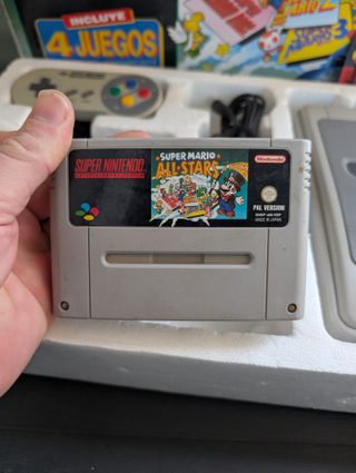 Super Nintendo SNES Mario All Stars Box