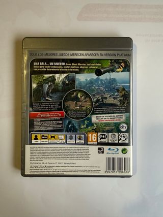 Sniper Ghost Warrior PS3 Platinum Edición Especial