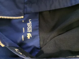 Chaqueta Lacoste Azul y Roja Niño Talla 11-12