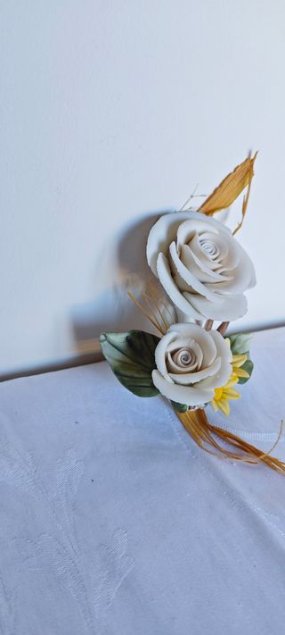 Fiori Capodimonte Rose Artigianali decorazione