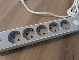 Regleta enchufe plano