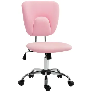 Silla de Oficina Giratoria Rosa Ajustable