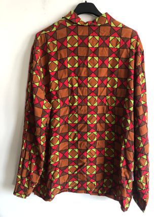 Camicia vintage fantasia geometrica