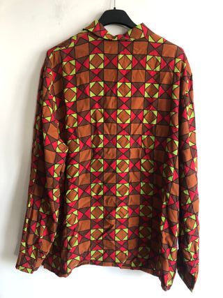 Camicia vintage fantasia geometrica