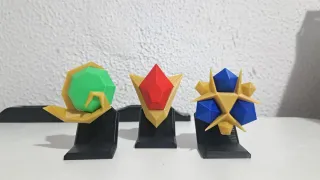 Trifuerza Zelda Ocarina of Time Impresa 3D