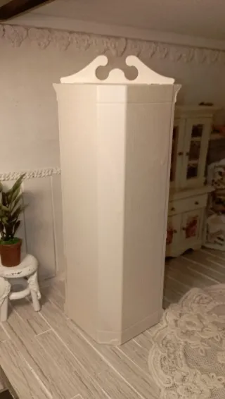 Vetrina Angolare Romantica Dollhouse 1:12