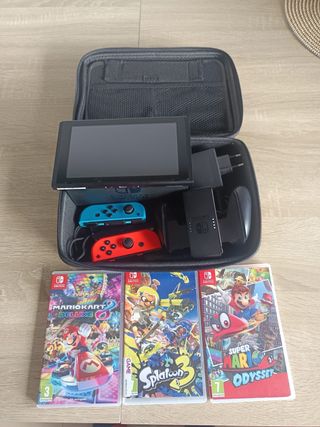 Nintendo Switch + 3 juegos incluidos