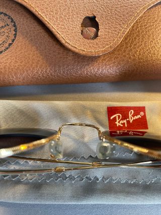 Gafas de Sol Ray-Ban Round Metal Doradas