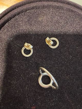 Conjunto Pandora Anillo y Pendientes