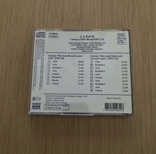 CD J.S. Bach Cantatas BWV 80 y 147