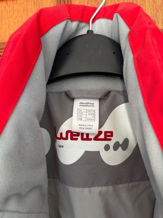 Mono de esquí infantil talla 14