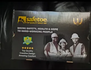 Dos pares de zapatos de seguridad Safetoe y u-powe