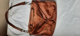 Malababa Bolso Mochila Marrón Piel