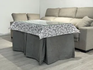 Mesa centro cristal/ mesa comedor completa