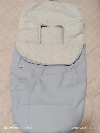 Saco para silla de bebé azul