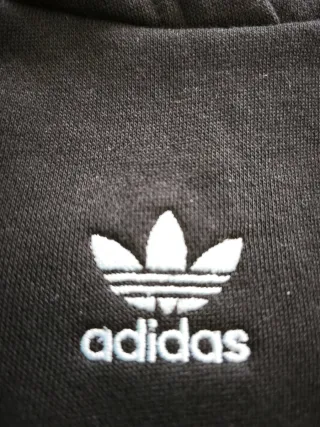 Sudadera Adidas Crop Negra T.S/36