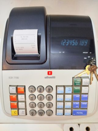 Caja Registradora Olivetti ECR 7700