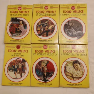 6 libri di Edgar Wallace nuovi
