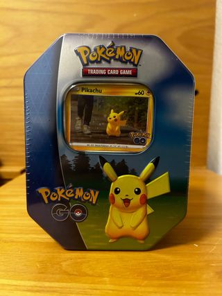 Caja metálica Pokémon GO Pikachu en Ingles