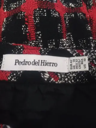 Falda Pedro del Hierro cuadros