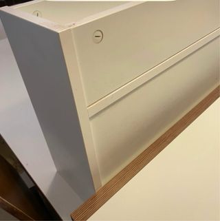 Estantería escritorio IKEA blanco y verde