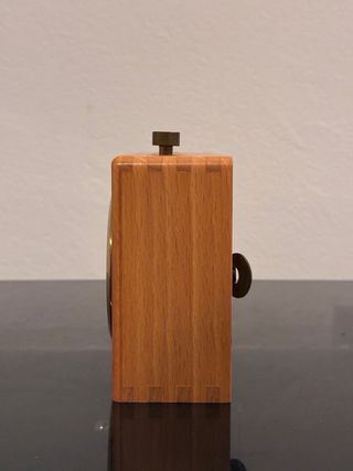 Orologio Scacchi Vintage in Legno