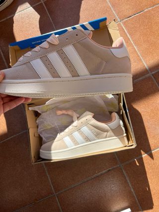 Adidas Campus Beige y Rosa