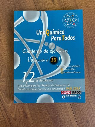 Libro Una química para todos con el cuadernillo