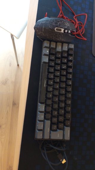 Teclado gaming trust y raton gaming