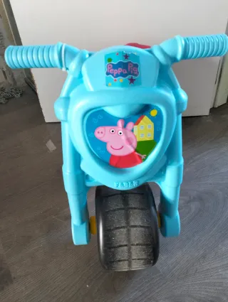 Moto infantil Peppa Pig azul