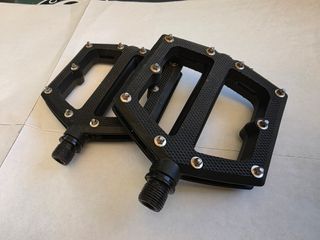 Flat Pedals KTM com pitons em aço Bicicleta Pedais