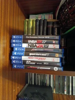 Lote 7 Juegos PS4: NBA, FIFA, GTA, Need for Speed