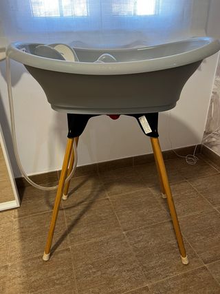 Bañera bebé con adaptador