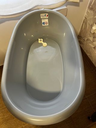 Bañera bebé con adaptador