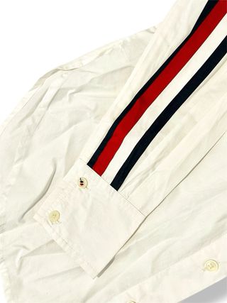 Camisa Tommy Hilfiger Blanca Rayas