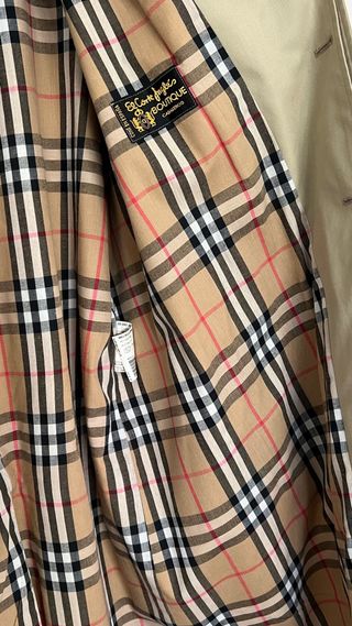 Gabardina Burberry Hombre Beige