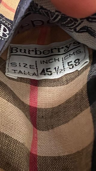 Gabardina Burberry Hombre Beige