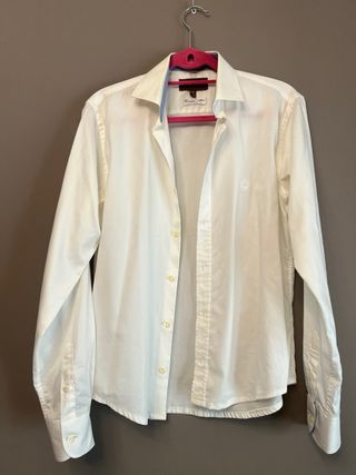 Camisa El Ganso Blanca Hilo Talla M