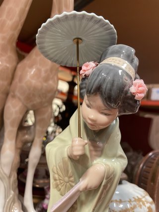 Pareja Figuras Lladro GEISHA