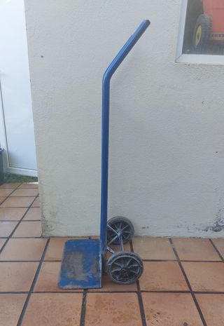 Carretilla de pala fija azul
