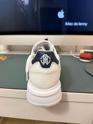 Zapatillas Roberto Cavalli Azul y Blanco