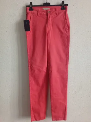 Pantalón "POLO CLUB ". Talla 36.Coral
